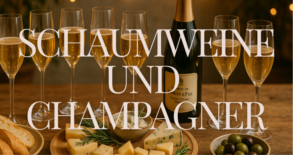 Schaumweine und Champagner